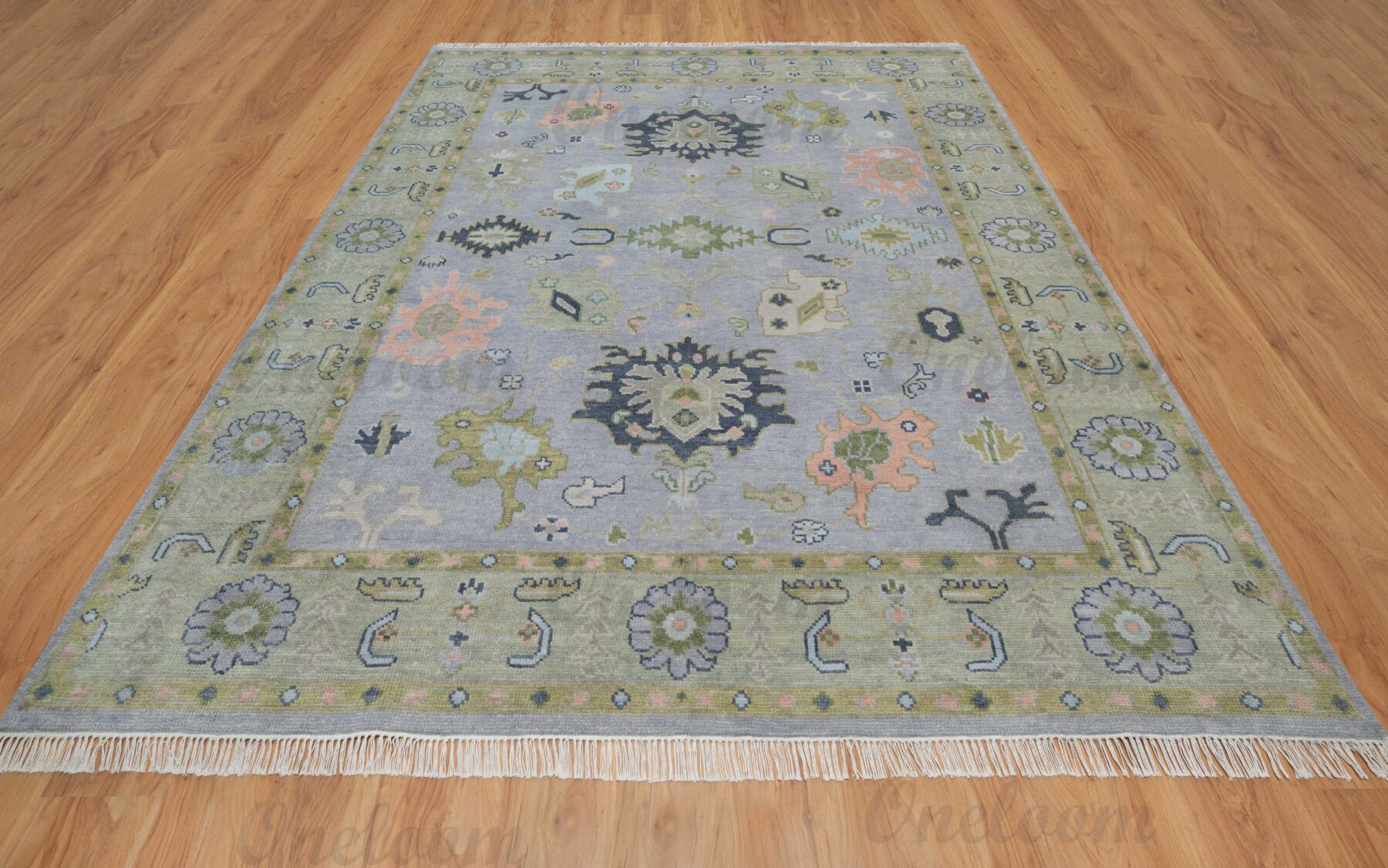 Peach Ivory Turkish Rug