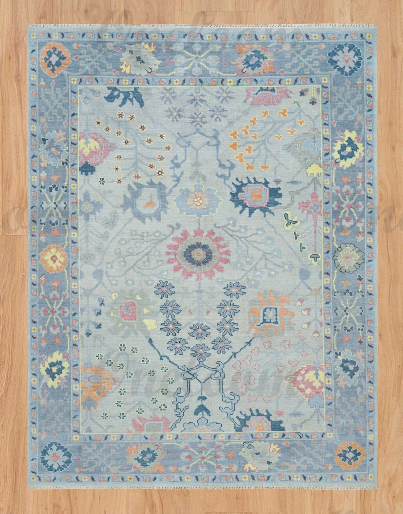 California Dreaming Blues Wool Rug