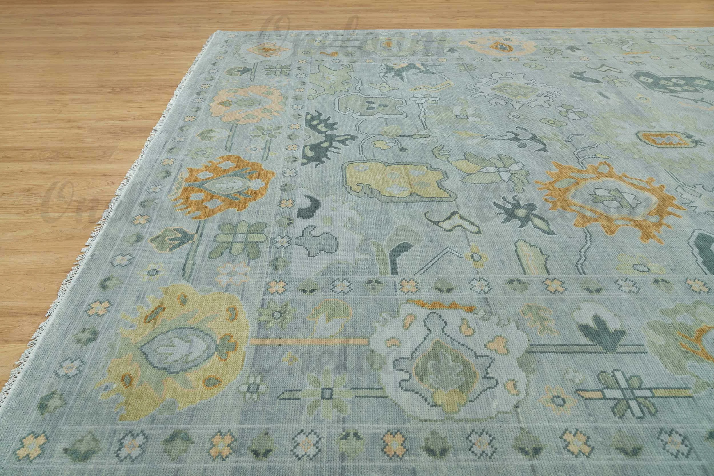 Oversize Modern Handmade Wool Rug