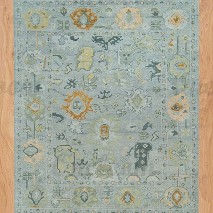 Oversize Modern Handmade Wool Rug