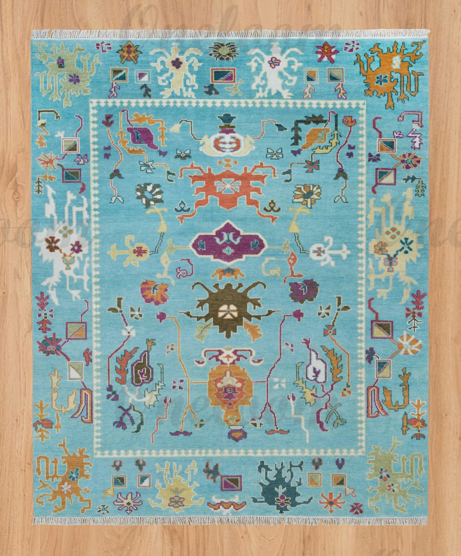 Large Multi Size Wool Rug