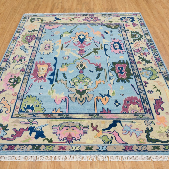 Not-So-Blue Wool Rug