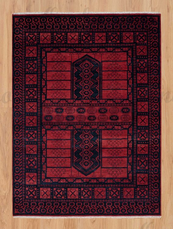 Burgundy Nights Wool Rug