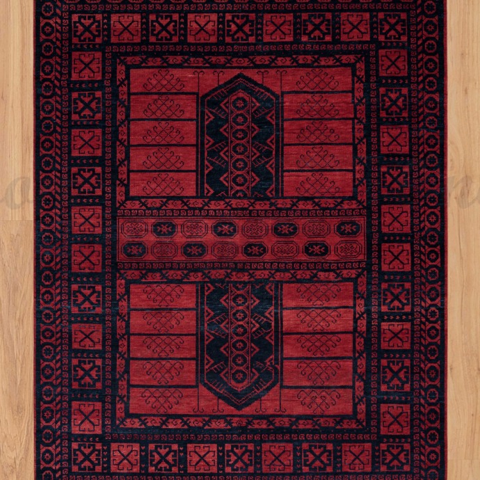 Burgundy Nights Wool Rug
