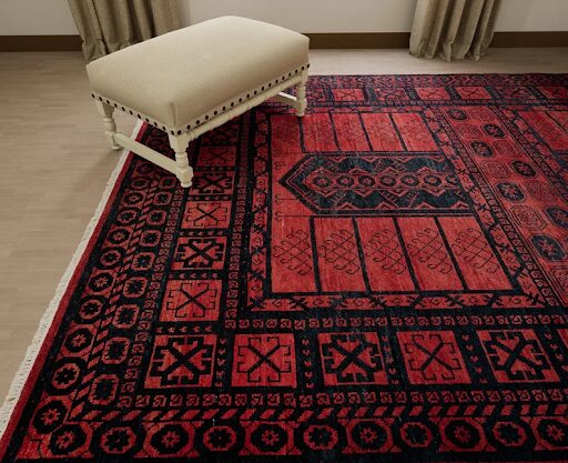 how to style a vintage oushak rug