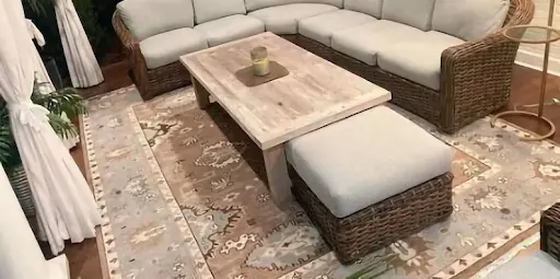 living room rug size guide