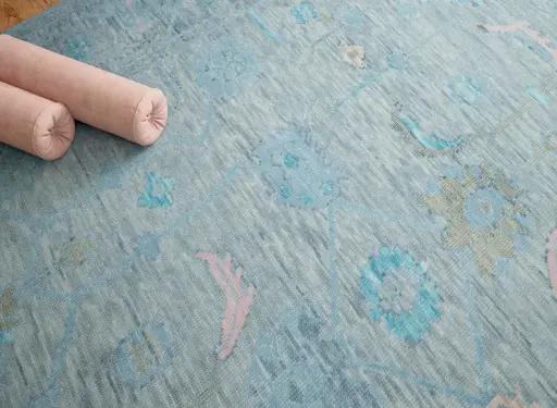 what makes vintage oushak rugs so special