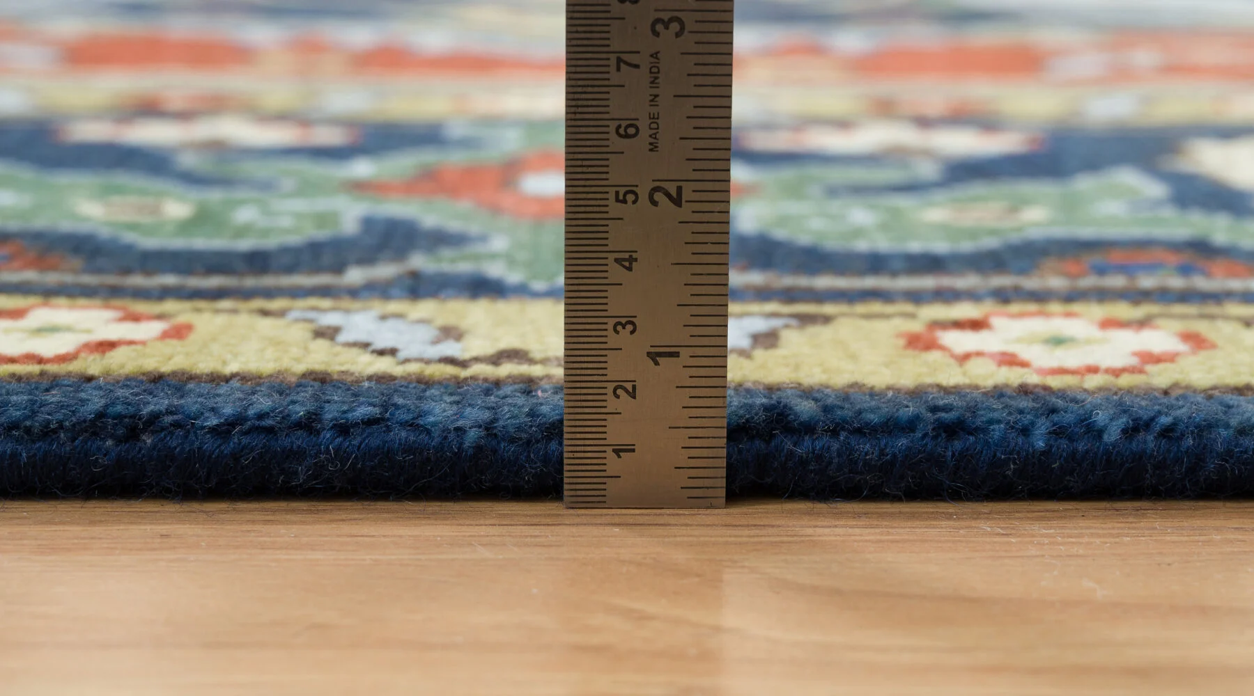 Rust Hand-Knotted Medallion Rug – Medallion & Palmette